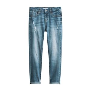 Studio Blue Kenova MidRise Cropped Skinny Distressed Rolled Jean BRAND NEW! 28